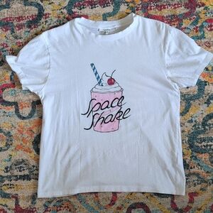 Ganni Space Shake Graphic Tee Small Like New